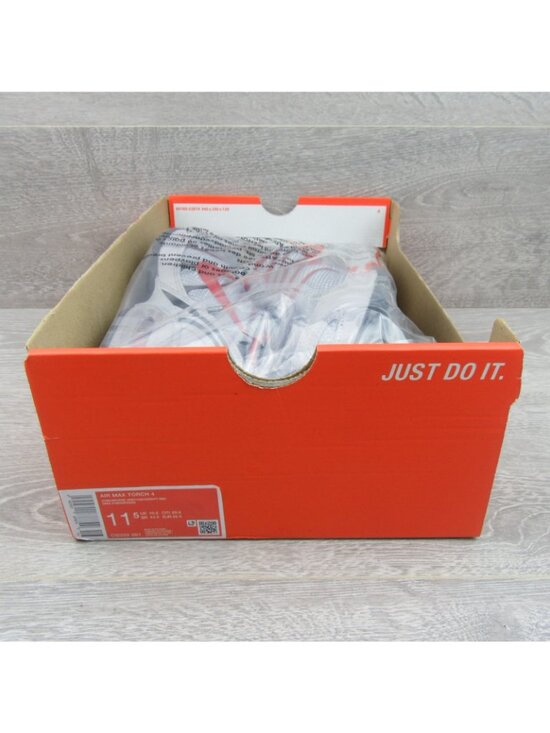 Nike Air Max Torch 4 Mens Size 11.5 Athletic Shoes Grey Red Black NEW